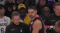 Nikola Vucevic ejected after hitting LeBron James 